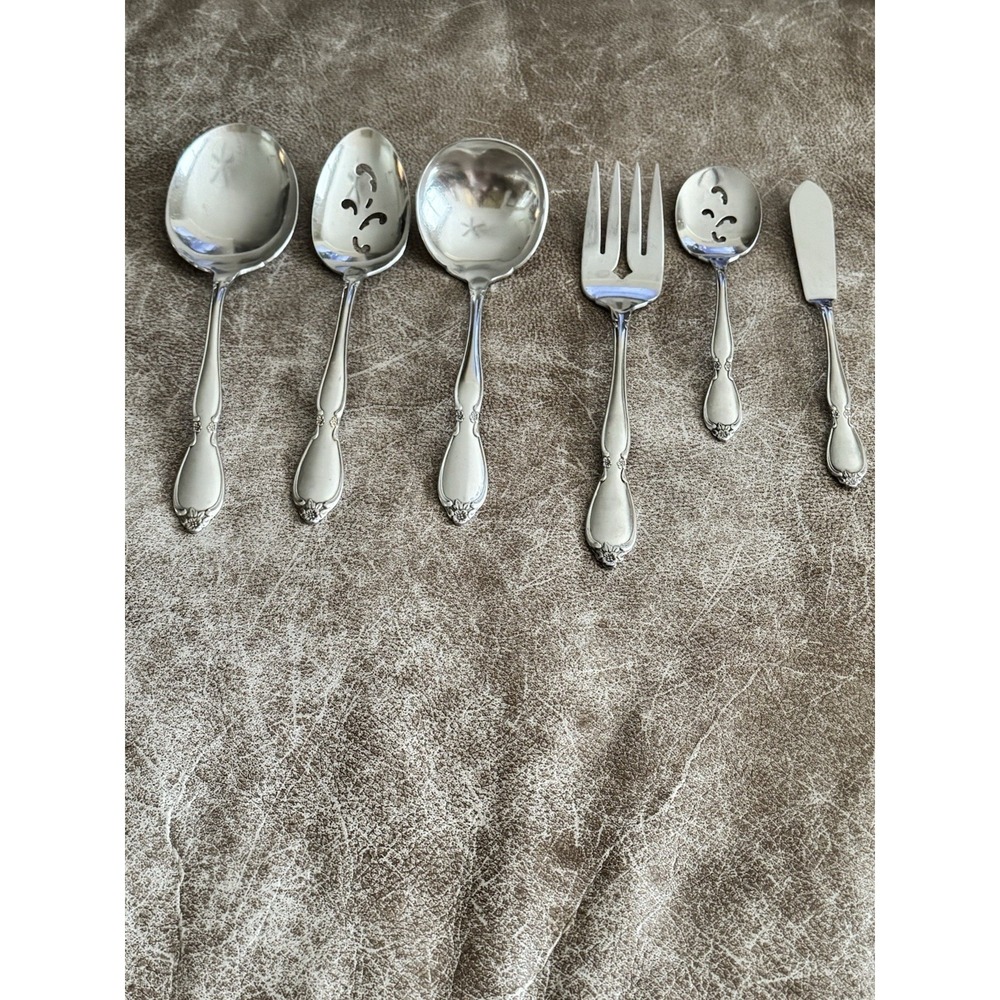 Oneida Community CHATELAINE Hostess‎ Serving  Pieces Betty Crocker Glossy (6)